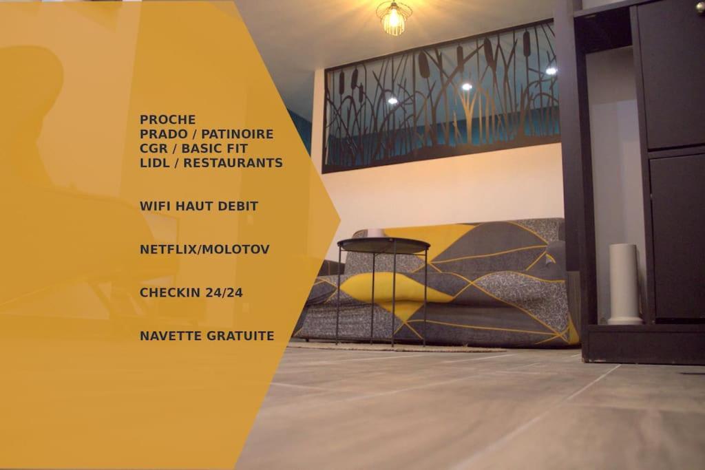 Logement Cosy - Proche Du Prado Бурж Екстер'єр фото